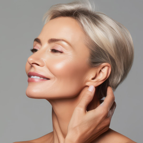 woman smiling